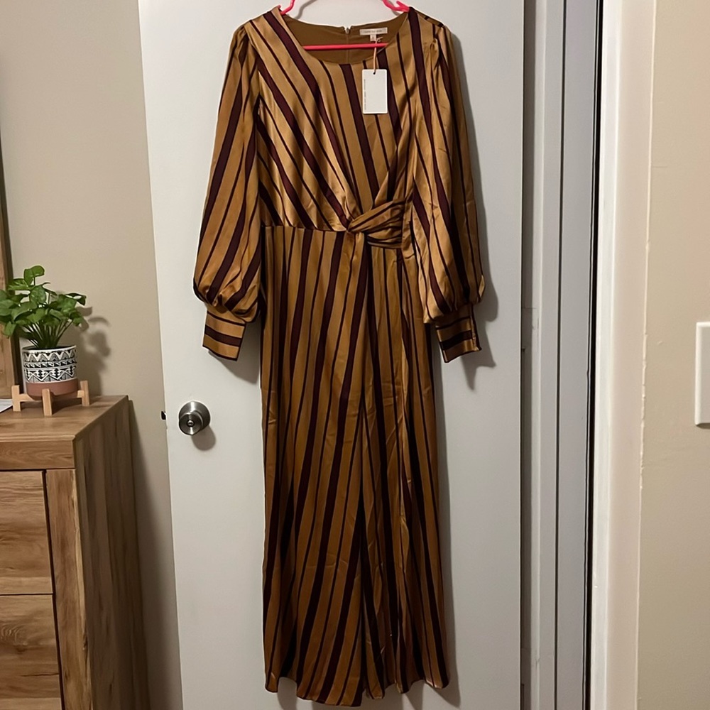 Beautiful Copper and Maroon Dress. New with Tage